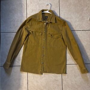 Forever 21 Men's Mustard Shirt Jacket